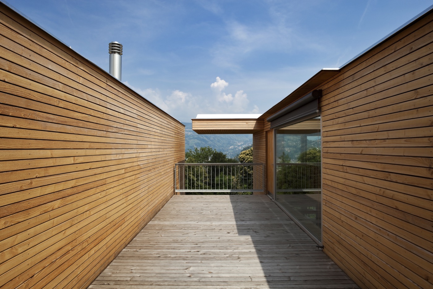 Timber exterior fence and cladding